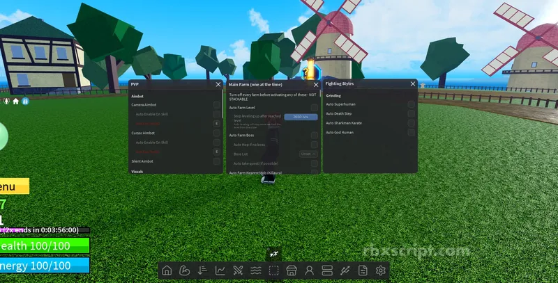 Blox Fruits: Auto Farm Boss, Auto Collect, Auto Chests Farm - Blox Fruits script preview