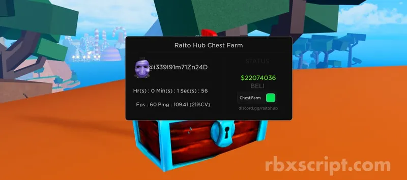 Blox Fruits: Auto Farm Chest - Blox Fruits script preview