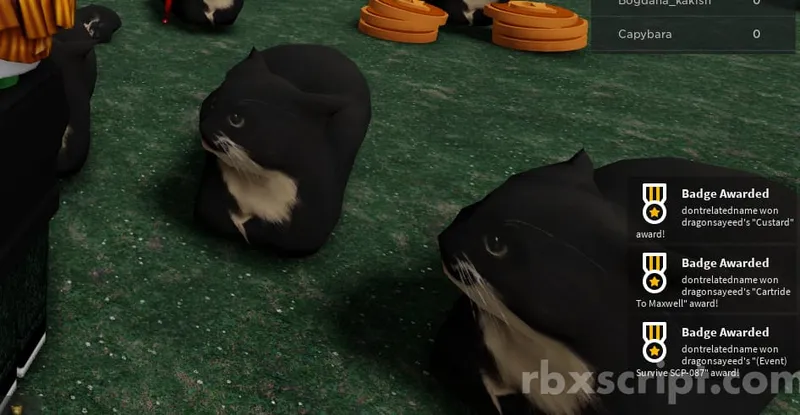 Maxwell Circle: Get All Badges - Maxwell Circle script preview