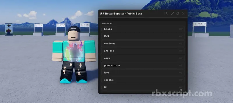 Rate My Avatar: Chat Bypasser - Rate My Avatar script preview