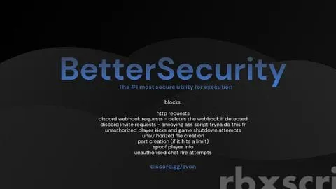 BetterSecurity: Secure Utility For Execution - BetterSecurity script preview