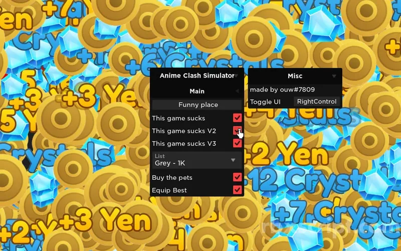 Anime Clash Simulator [The Game Sucks, Auto Buy Pets, Auto Equip best pets ] - Anime Clash Simulator [The Game Sucks, Auto Buy Pets, Auto Equip best pets ] script preview