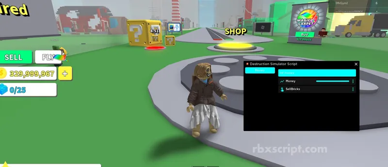 Destruction Simulator: Inf Money - Destruction Simulator script preview