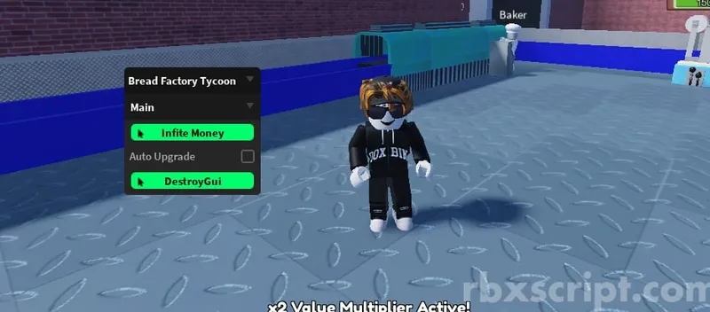 Bread Factory Tycoon: Infinite Money - X2 Money &amp; More - Bread Factory Tycoon script preview