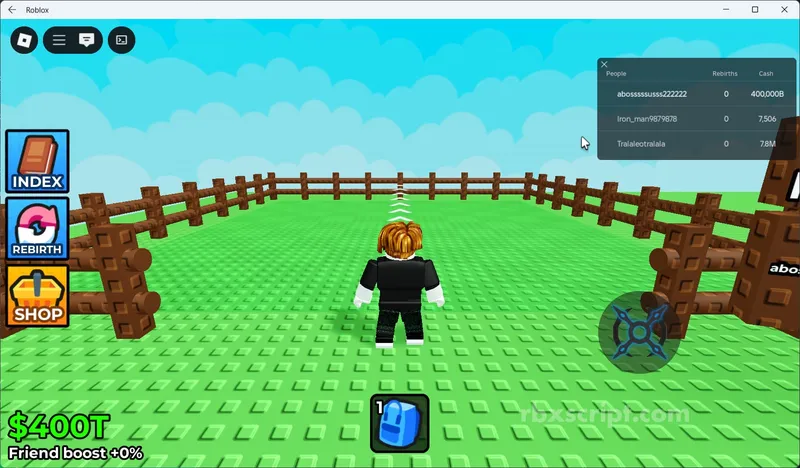 Build a Brainrot: Inf Money - Build a Brainrot script preview
