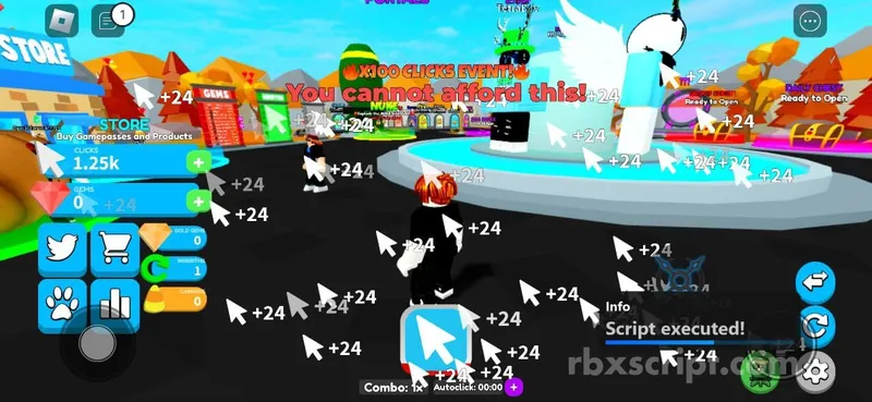 Clicker Madness: Auto click - Clicker Madness script preview