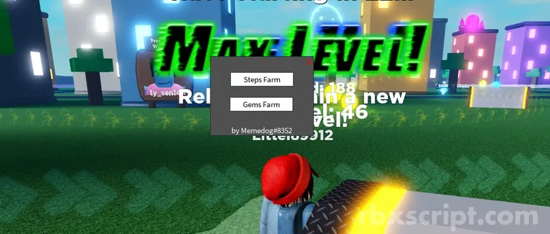 Legends Of Speed: Gems Auto Farm, Steps Auto Farm - Legends Of Speed script preview