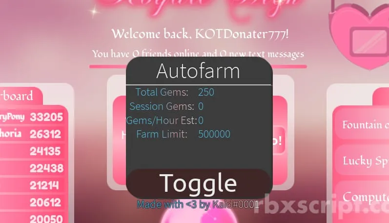 Royale High [Gem Farm] - Royale High [Gem Farm] script preview