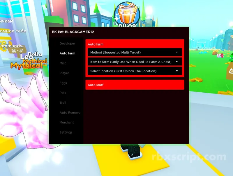 Pet Simulator X: Auto Farm, Auto Collect, Auto Egg - Pet Simulator X script preview