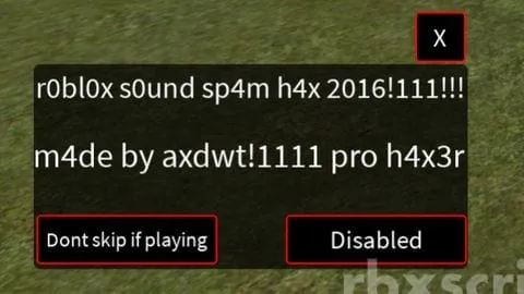 Universal Sound Spam Hax - Universal script preview