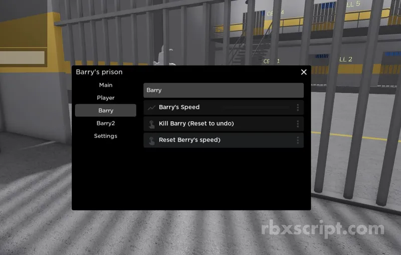 BARRY'S PRISON RUN: Auto Win, Kill Barry, Speed up barry - BARRY'S PRISON RUN script preview