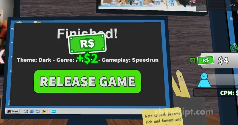 make roblox games to become rich and famous: Auto Create Game - make roblox games to become rich and famous script preview