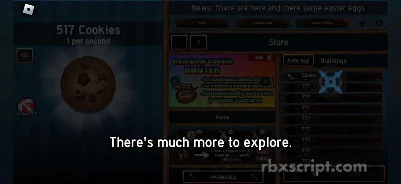 Roblox Cookie Clicker: Fast Click - Roblox Cookie Clicker script preview