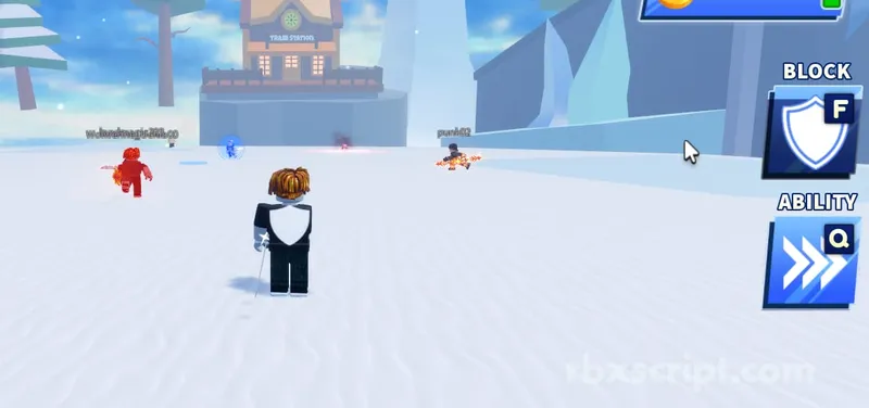 Blade Ball: Hold Block Button To Spam Mobile Script - Blade Ball script preview