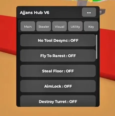Desync, Win Duels, Instant Steal, Anti Hit, Auto Win - Steal a Brainrot script preview
