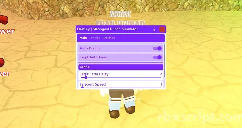 Strongest Punch Simulator: Teleport Speed, Auto Farm, Auto Punch - Strongest Punch Simulator script preview
