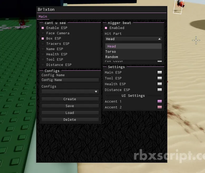 Combat Warriors: Esp Players, Silent AIm &amp; more - Combat Warriors script preview