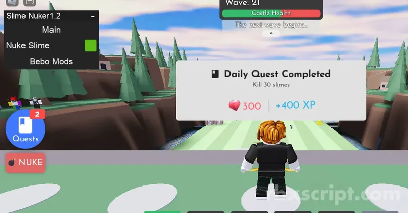 Survive The Slimes: Nuke Slimes - Survive The Slimes script preview