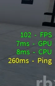 Roblox [Fps, Gpu, Cpu] - Roblox [Fps, Gpu, Cpu] script preview