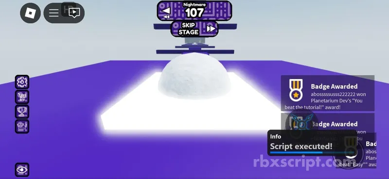 Obby but you're a Ball: Auto Win - Obby but you're a Ball script preview