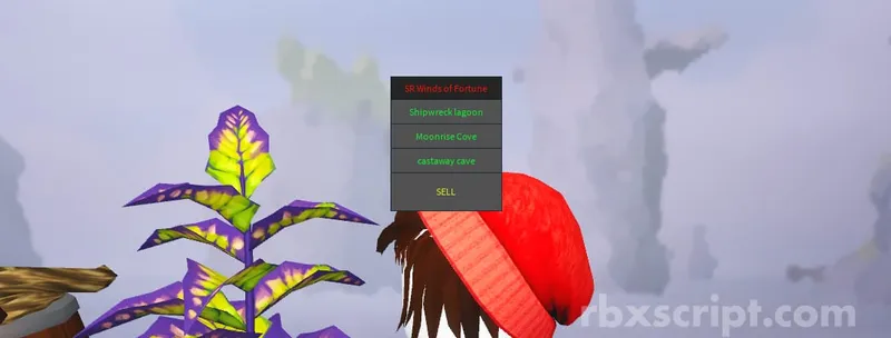 Winds of Fortune: Teleport Menu, Sell - Winds of Fortune script preview