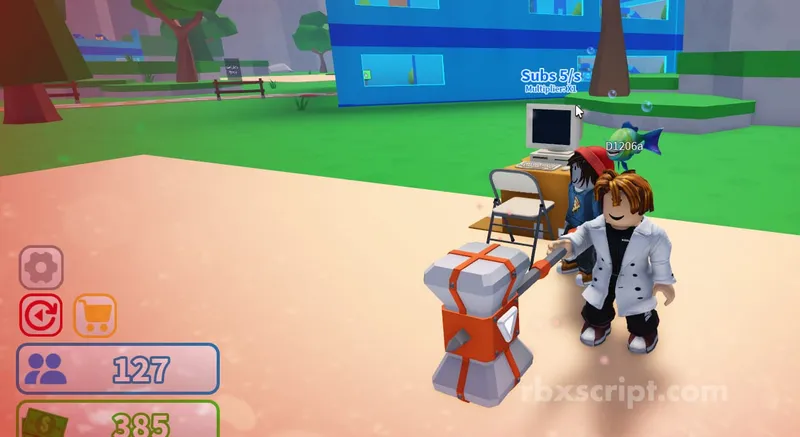 Youtuber Tycoon: Gain Subs - Youtuber Tycoon script preview