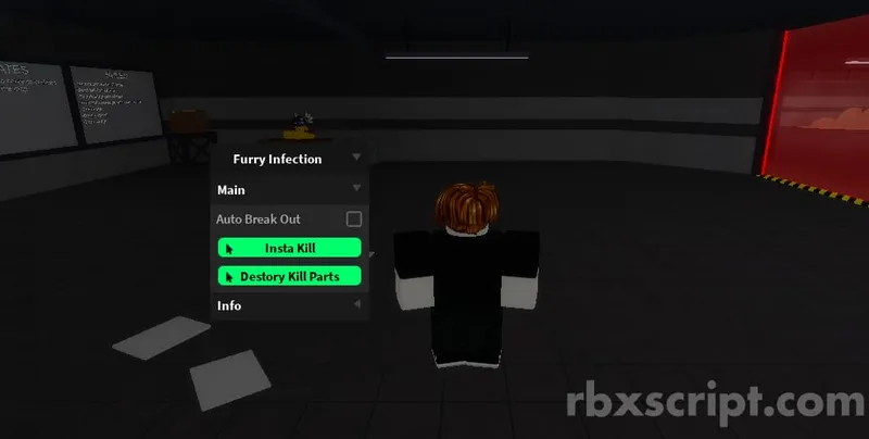 Furry Infection: Auto Breakout, Insta Kill, Delete Kill Parts - Furry Infection script preview