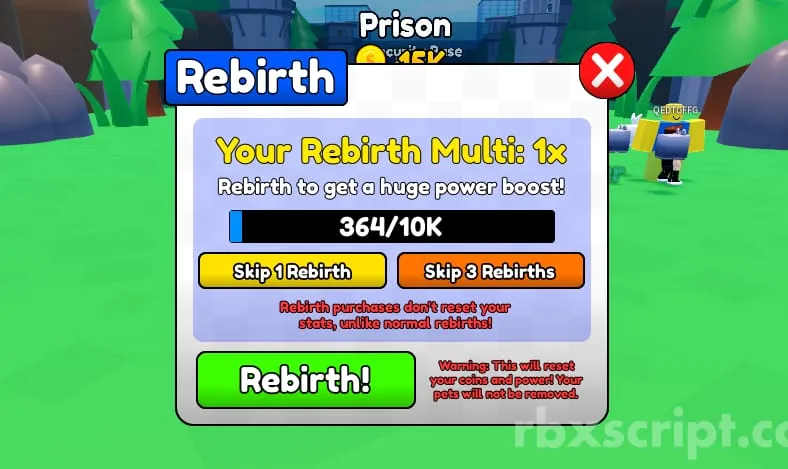 Mob Punch Simulator: Auto Rebirth - Mob Punch Simulator script preview