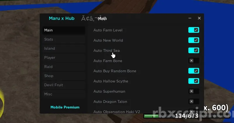 Blox Fruits [Auto Farm, Teleport, Auto Skill] - Blox Fruits [Auto Farm, Teleport, Auto Skill] script preview