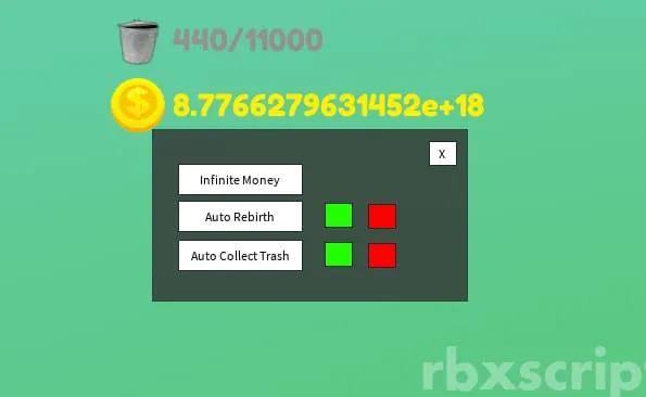 Trash Game [Infinite Moeny, Auto Collect Trash, Auto Rebirth] - Trash Game [Infinite Moeny, Auto Collect Trash, Auto Rebirth] script preview