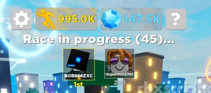 Legends Of Speed: Auto Farm Gems - Legends Of Speed script preview