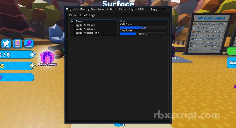 Mining Simulator 2: Halloween Update Auto Farm Gui - Mining Simulator 2 script preview