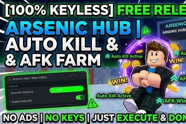 OP KEYLESS AUTOFARM ARSENIC HUB - Slap DUELS [🎉UPD!] script preview