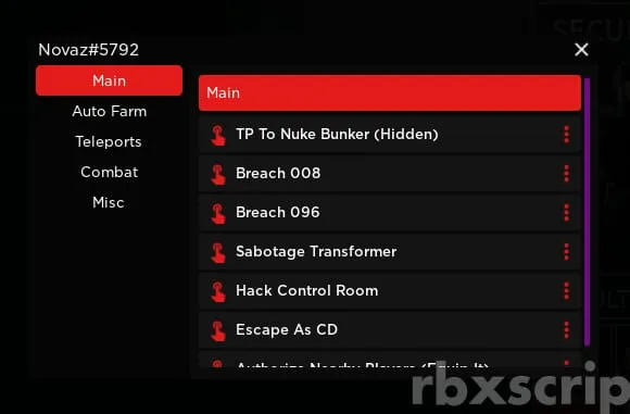 SCP: Roleplay [Sabotage Transformer, Auto Farm] - SCP script preview