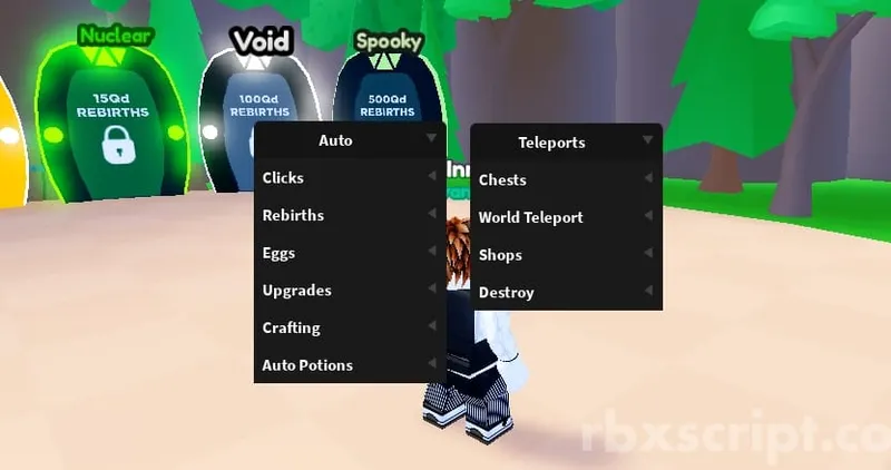 Rebirth Champions X [Auto Farm GUI] - Rebirth Champions X [Auto Farm GUI] script preview