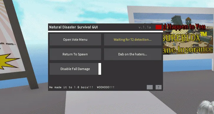 Natural Disaster Survival - Natural Disaster Survival script preview