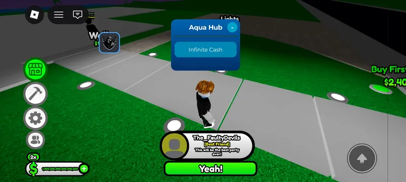 VERY OP SCRIPT WITH INF MONEY! (1.000.000.000) - house party tycoon script preview