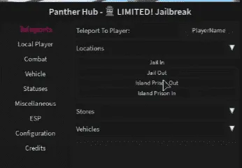 Panther Hub - Panther Hub script preview