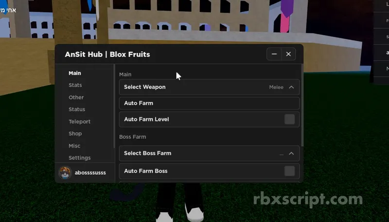 Blox Fruits: Auto farm Lvl, Auto Skill. Auto Weapon - Blox Fruits script preview