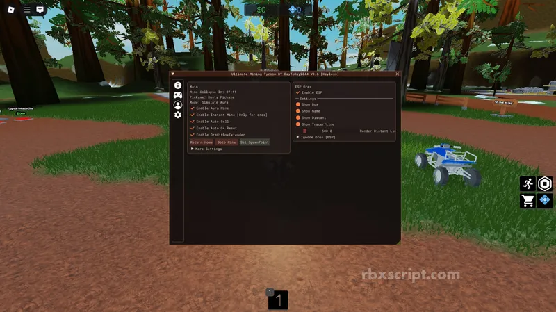 Ultimate Mining Tycoon [ALPHA]: Esp, Auto Farm - Ultimate Mining Tycoon [ALPHA] script preview