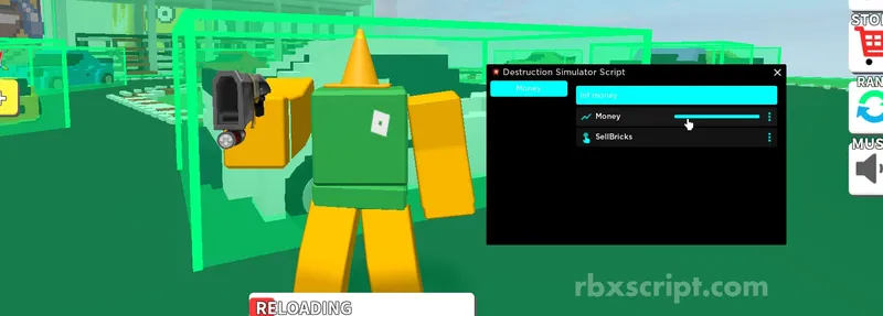 Destruction Simulator: Inf Money V2 - Destruction Simulator script preview