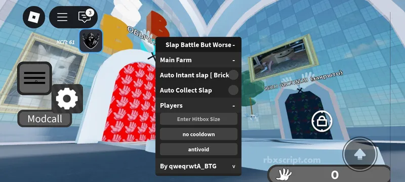 Slap Battle But Worse: Auto Collect Slap, Auto Instant Slap Mobile Script - Slap Battle But Worse script preview