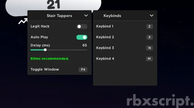 Stair Tappers: Auto Play, Keybinds - Stair Tappers script preview