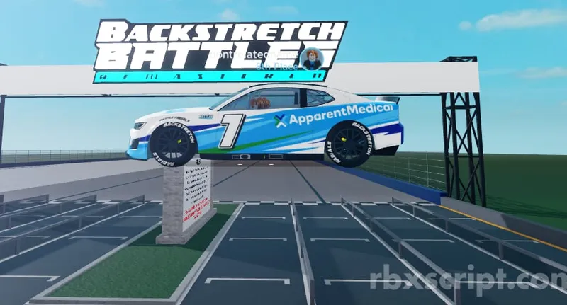 Backstretch Battles Remastered: Vehicle Fly - Backstretch Battles Remastered script preview