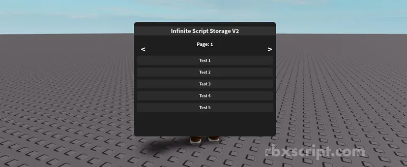 Universal Infinite Script Storage V2 - Universal script preview