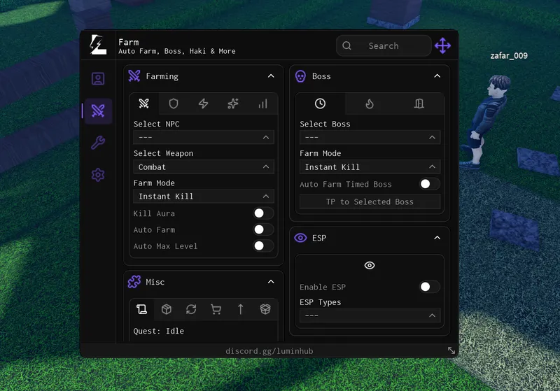 New cool script for Sailor Piece on Kill Aura, Auto Farm, Auto Max Level, ESP and more - Sailor Piece Script script preview