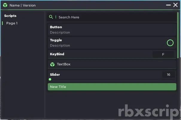 Valiant UI Library: Clean, Simple, High Quality - Valiant UI Library script preview