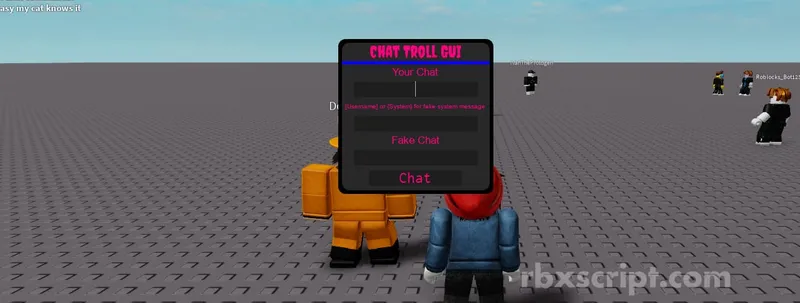 Universal Chat Troll GUI - Universal script preview