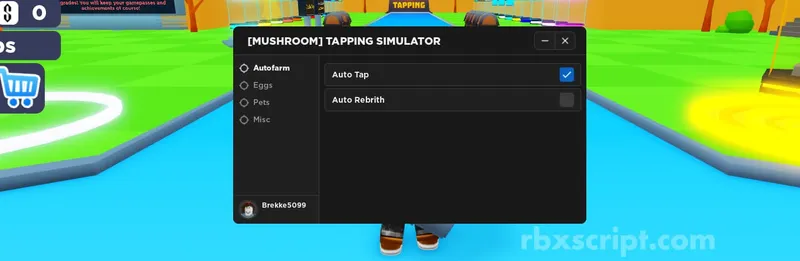 TAPPING SIMULATOR: Auto Tap, Auto Rebirth, Auto Feed - TAPPING SIMULATOR script preview