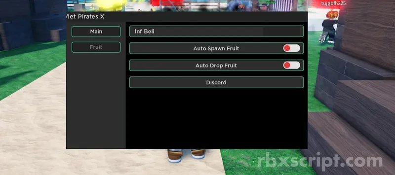 Viet Pirates X: Auto Spawn Fruit, Auto Drop Fruit, Infinity Bell - Viet Pirates X script preview